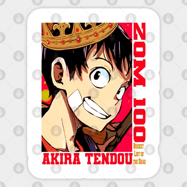 Akira Tendou Zom 100 Sticker by abdul rahim